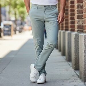 Ben Sherman Sport Men’s Blue Gray Pants Size 36 X 32 Casual Work Travel